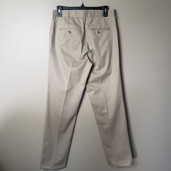 Lands' End Men's Khaki Tailored Fit No Iron Twill Pants-Size 30x32 (NWOT) - Picture 3 of 8